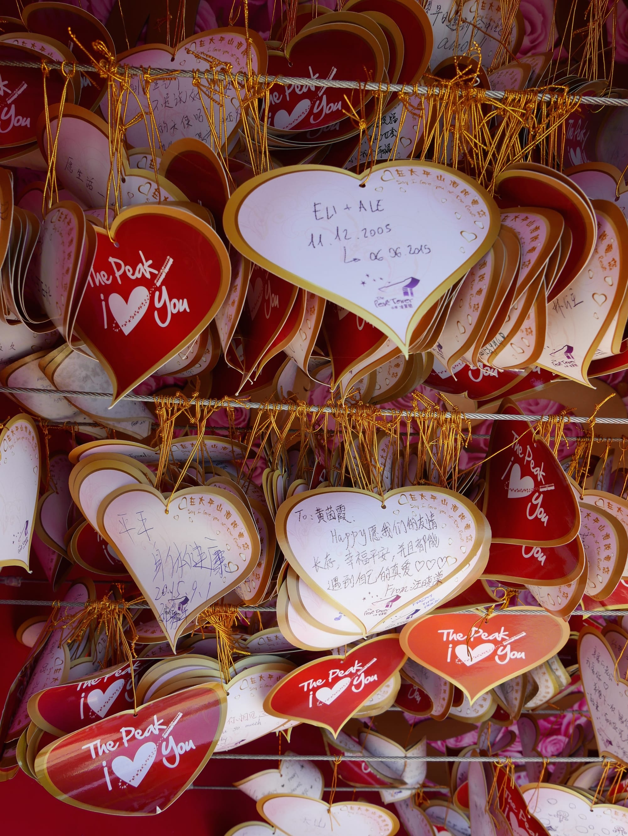 Photo by Author — ‘Say I love you’ — Victoria Peak 太平山, Hong Kong