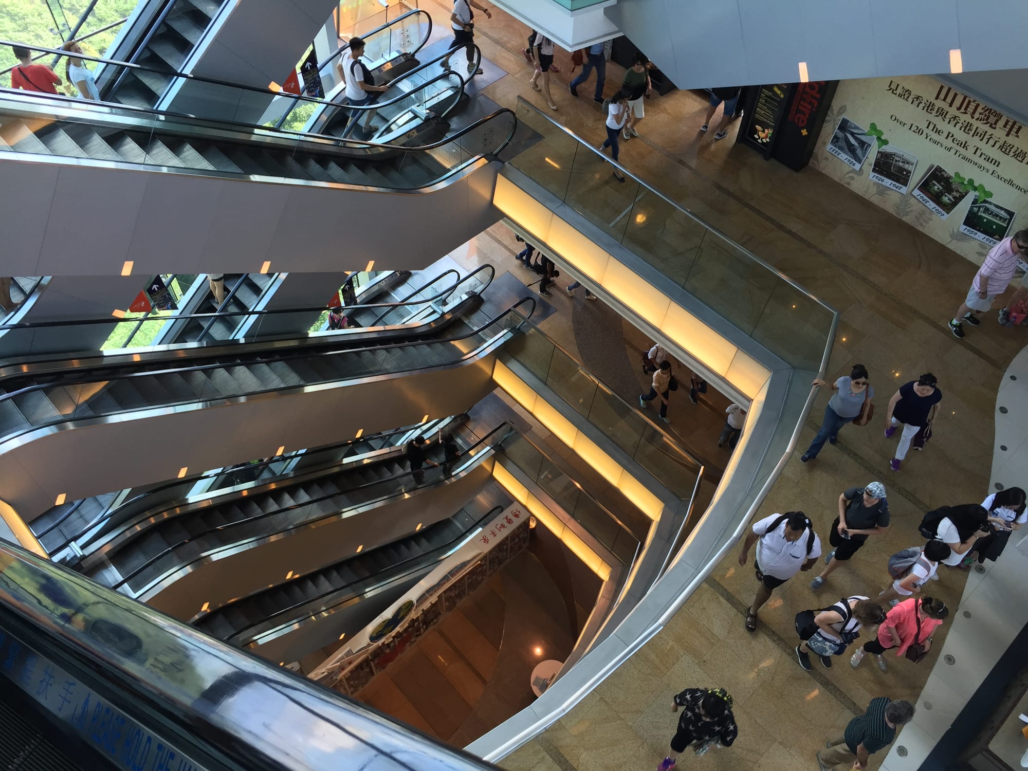 Photo by Author — the shopping mall — Victoria Peak 太平山, Hong Kong