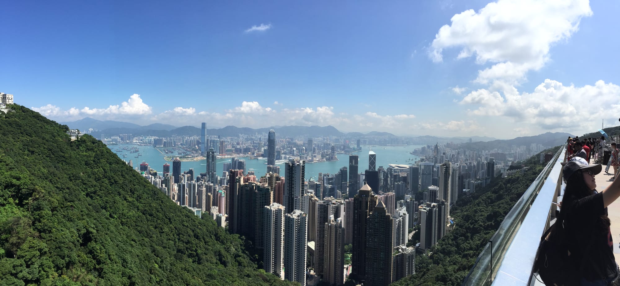 Photo by Author — the view from Victoria Peak 太平山, Hong Kong