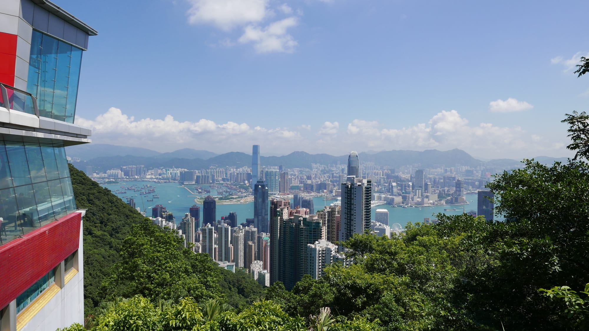 Photo by Author — the view from Victoria Peak 太平山, Hong Kong