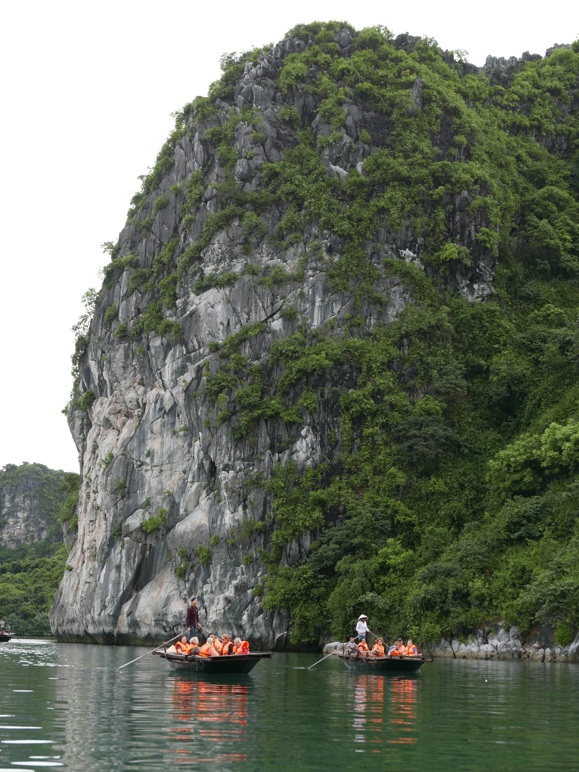 Photo by Author — the bay around Vong Vieng Village (day 1), Ha Long Bay, Vietnam