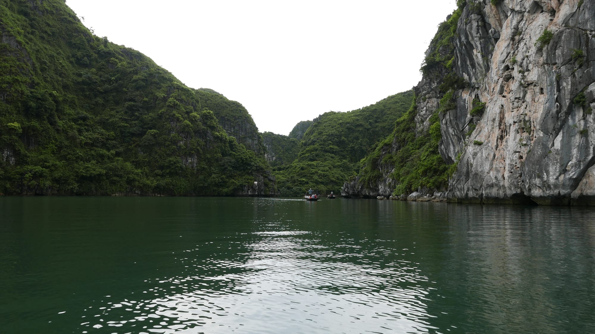 Photo by Author — heading from Vong Vieng Village (day 1), Ha Long Bay, Vietnam, to the cave