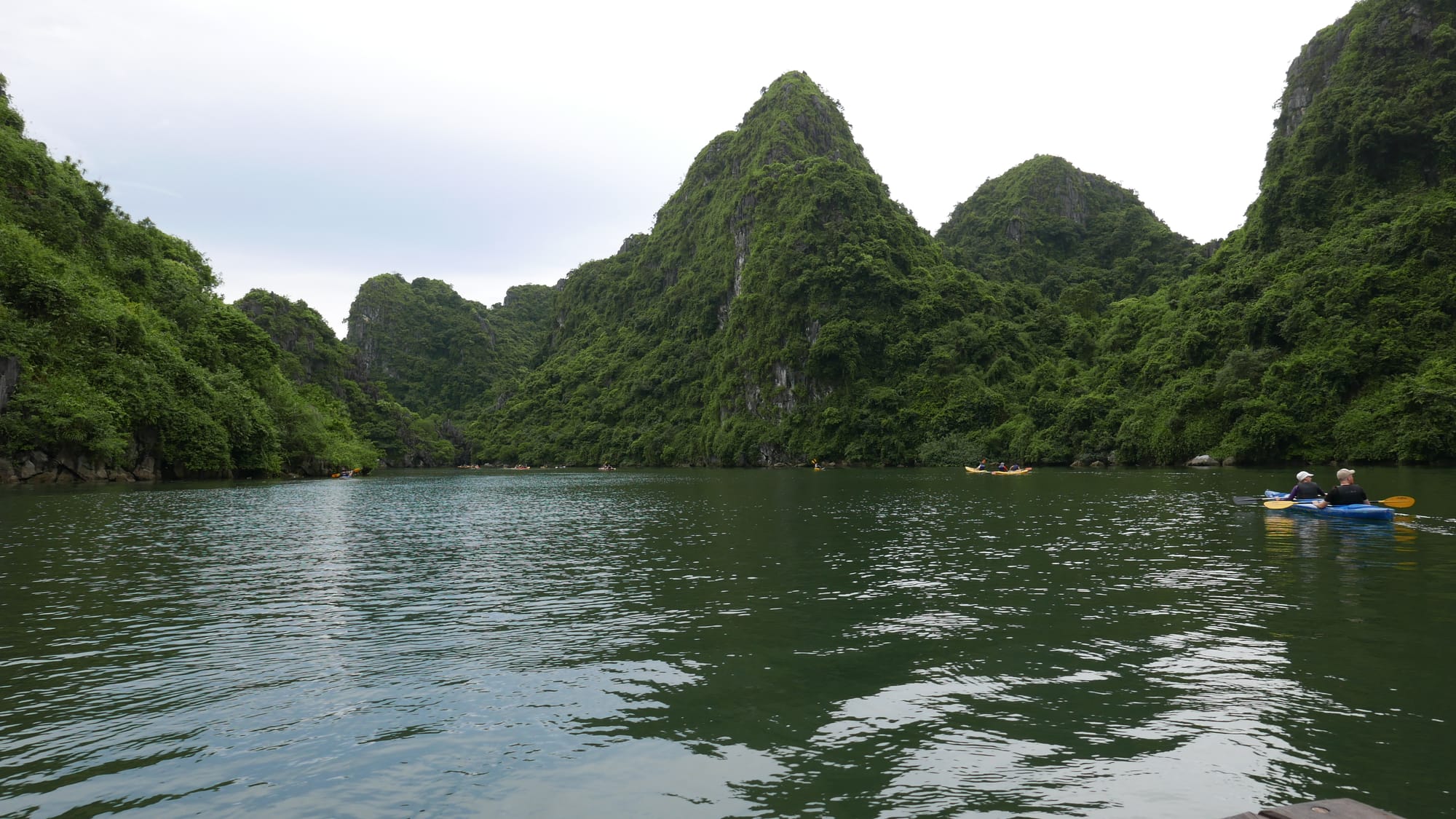 Photo by Author — the bay after the cave near Vong Vieng Village (day 1), Ha Long Bay, Vietnam