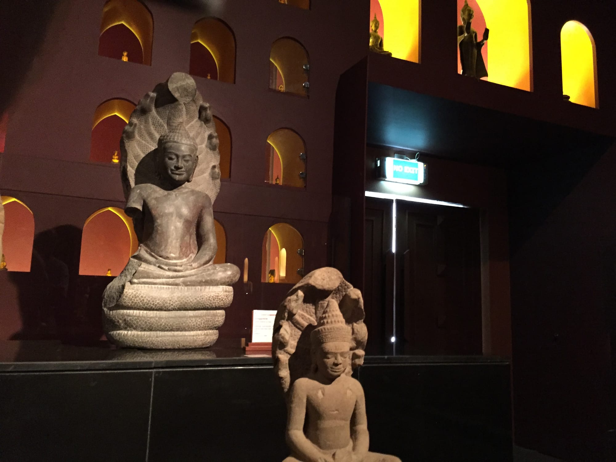 Photo by Author — The Room of a Thousand Buddhas — Angkor National Museum, Siem Reap, Cambodia