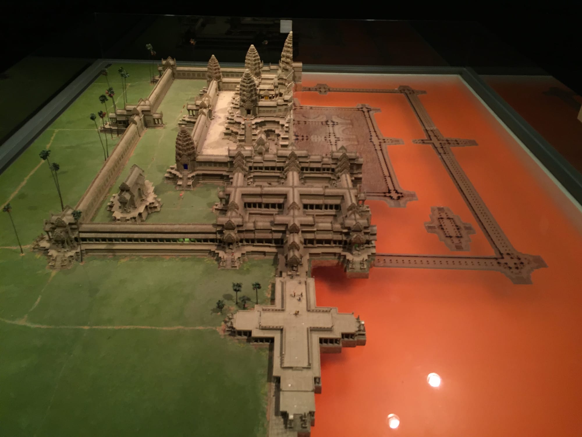 Photo by Author — The Angkor Wat Display — Angkor National Museum, Siem Reap, Cambodia