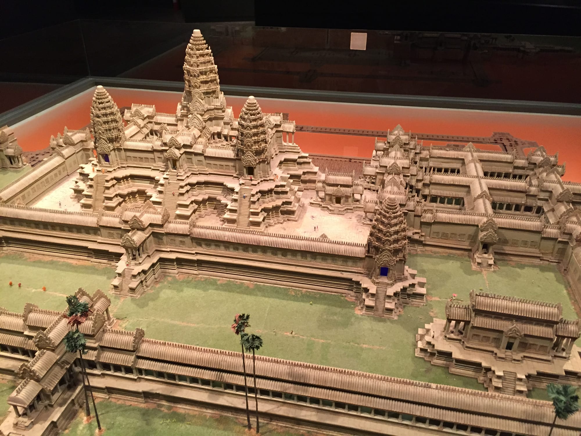 Photo by Author — The Angkor Wat Display — Angkor National Museum, Siem Reap, Cambodia