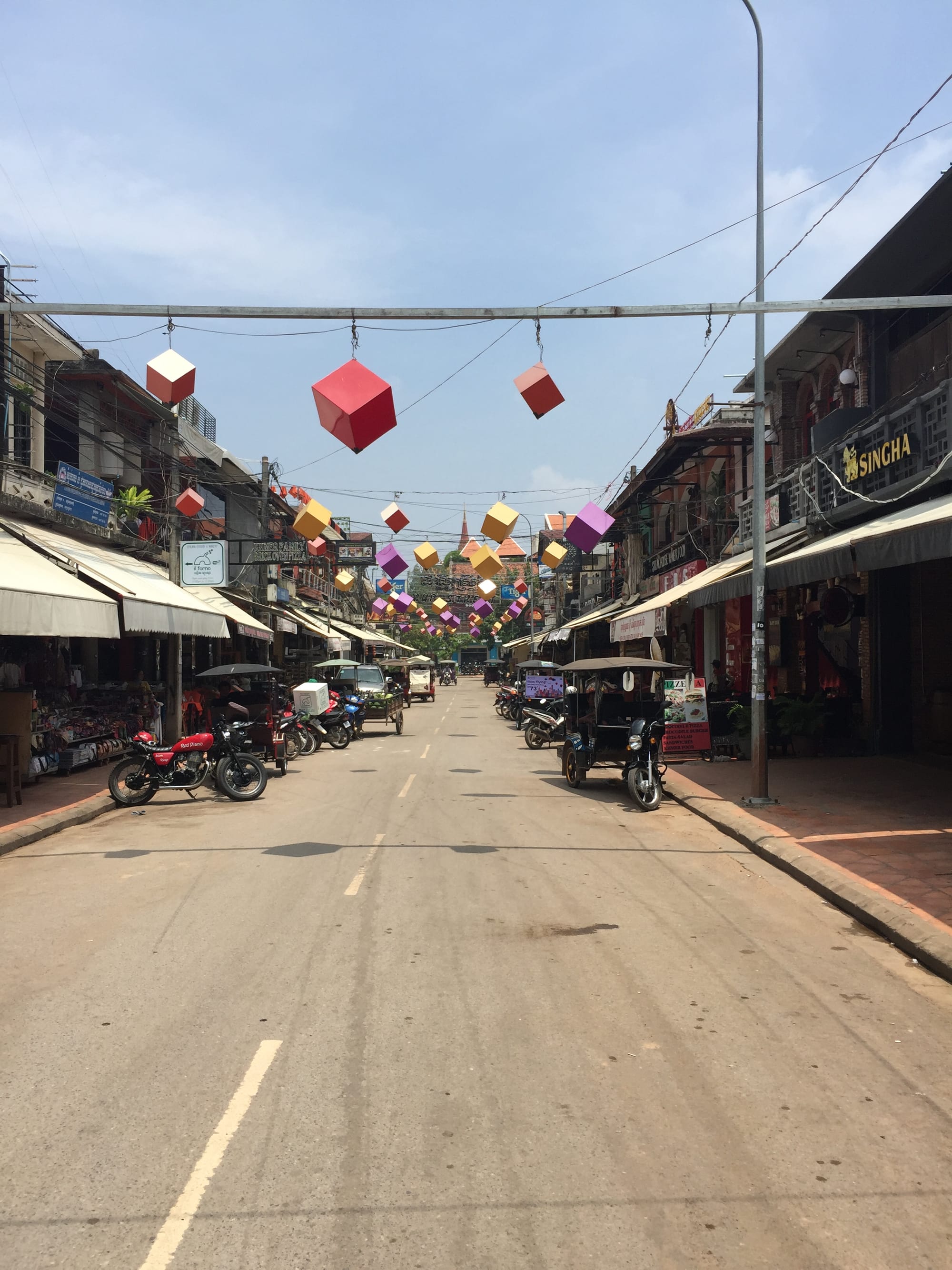 Photo by Author — Pub Street by day — Siem Reap, Cambodia