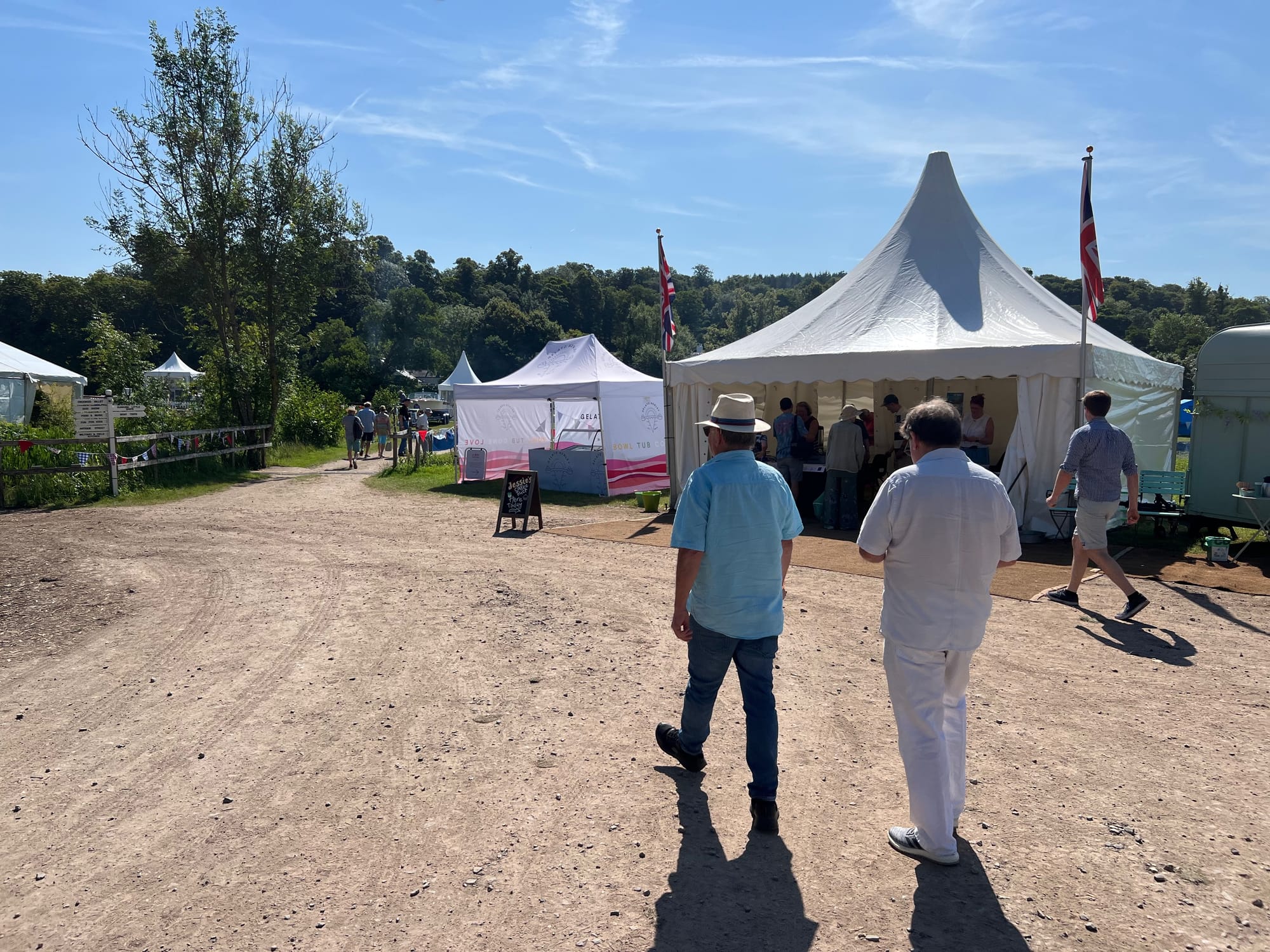 Photo by Author — Henley Trad Boat Festival 2024 — The Entrance