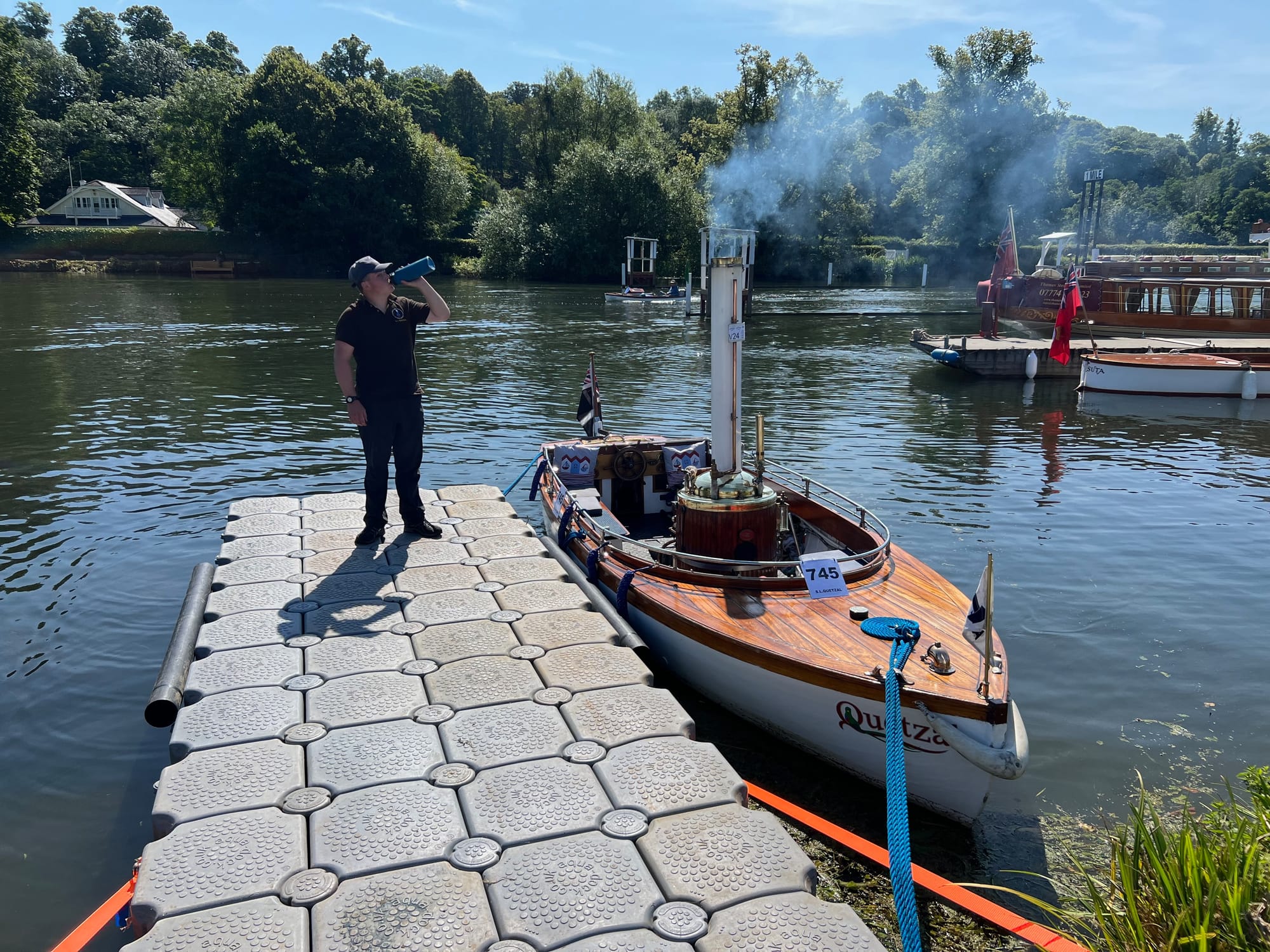 Photo by Author — Henley Trad Boat Festival 2024 — Steamboats