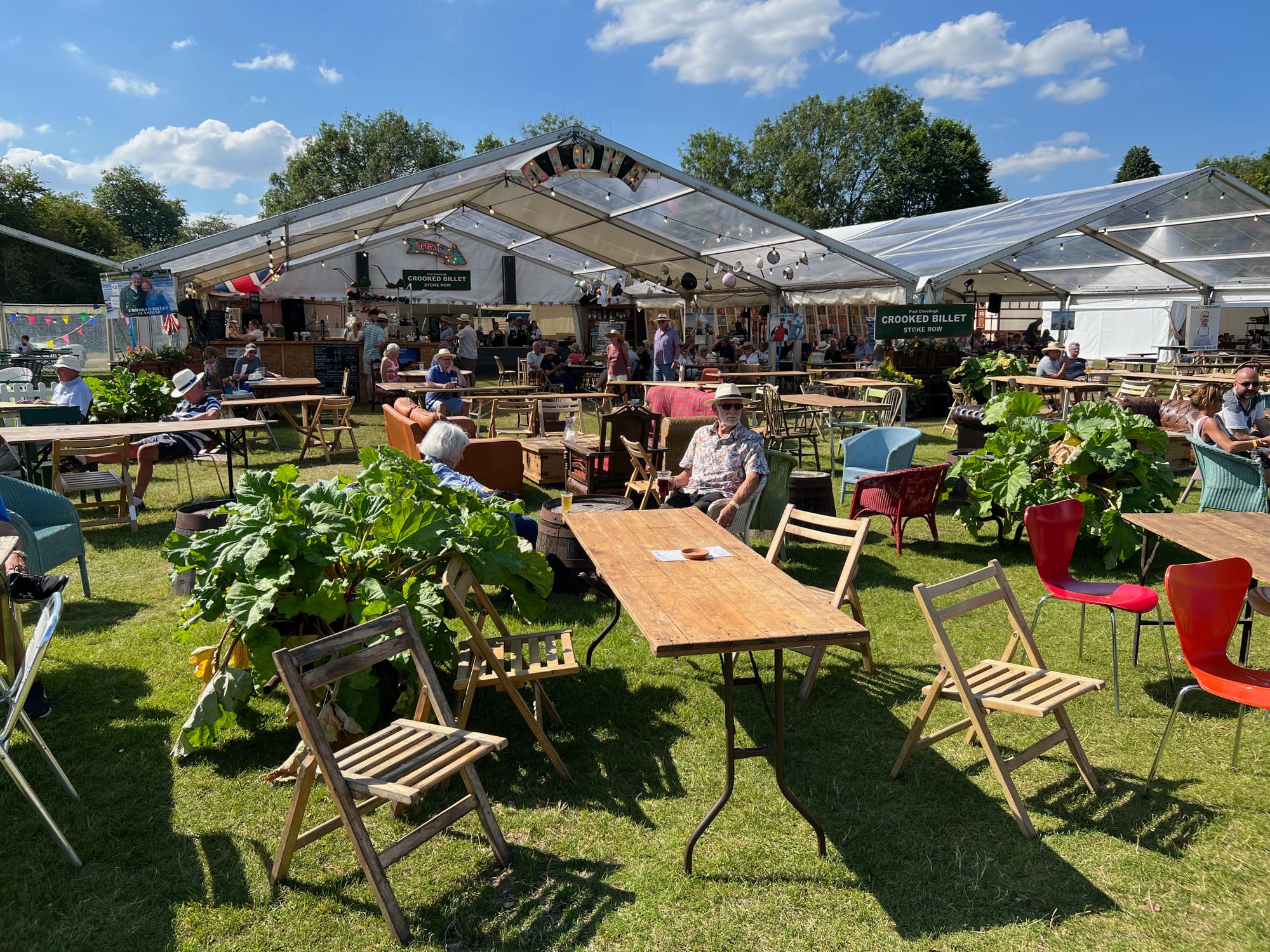 Photo by Author — Henley Trad Boat Festival 2024 — The Crooked Billet Pub