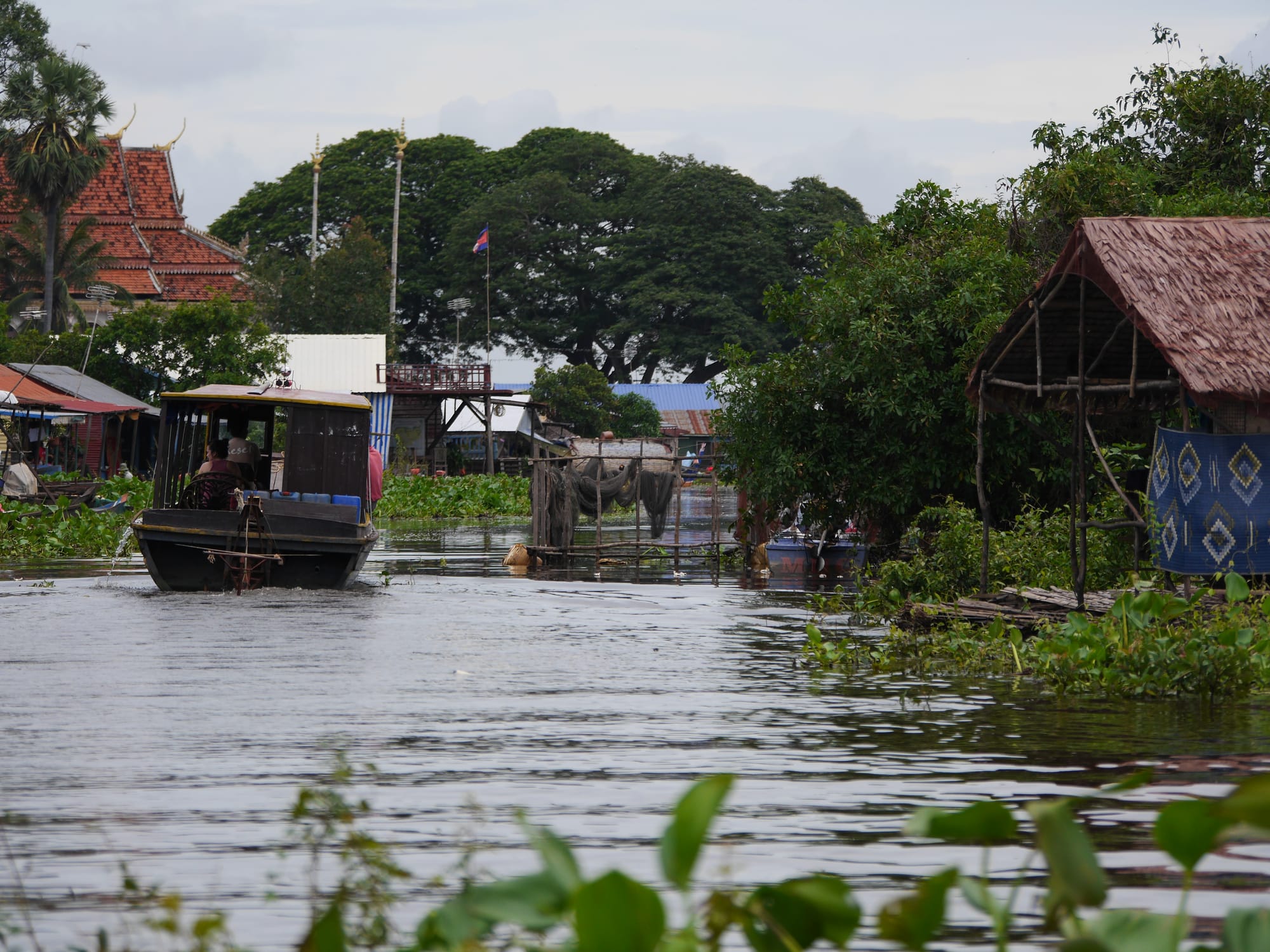 Photo by Author — one of the ‘streets’ in Mechrey Floating Village, Siem Reap, Cambodia