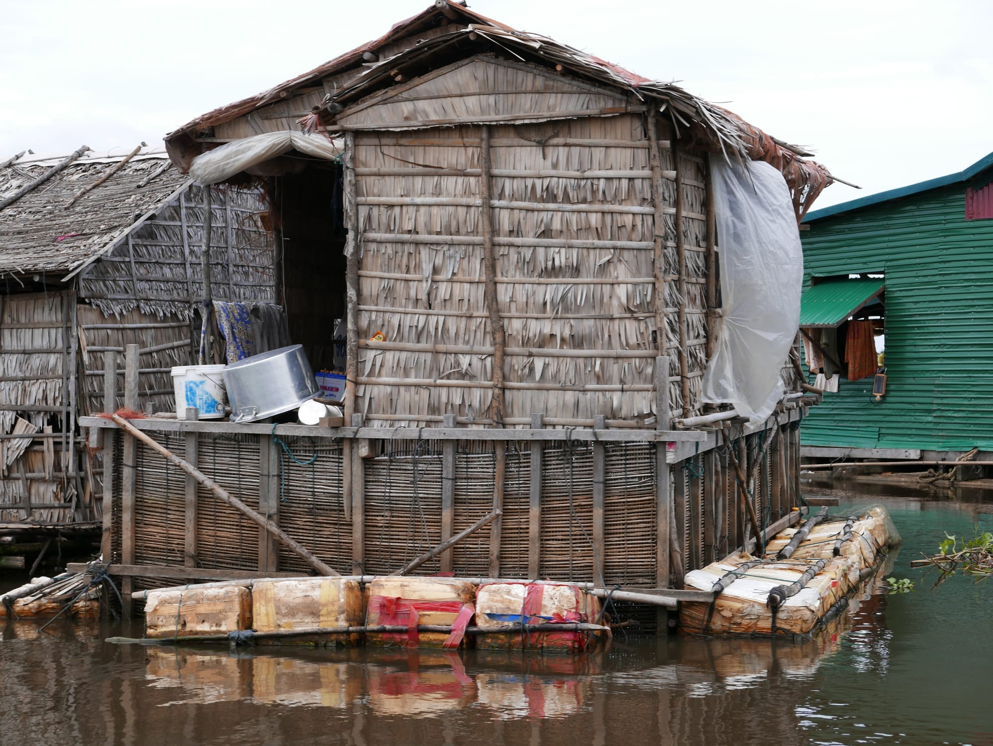 Photo by Author — floating house — Mechrey Floating Village, Siem Reap, Cambodia