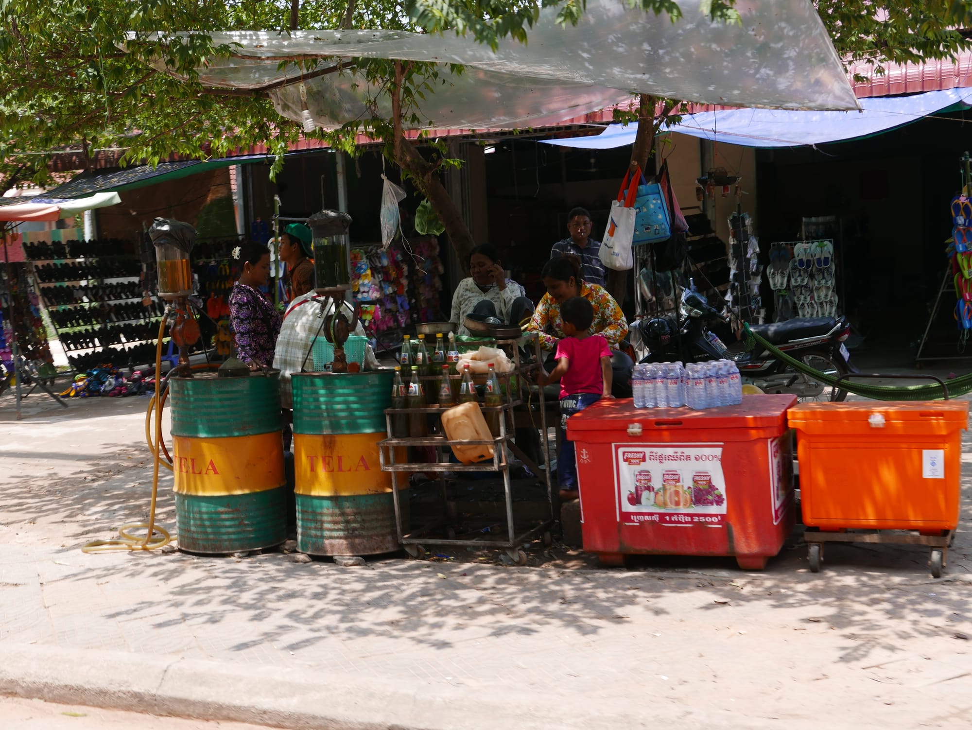 Photo by Author — a local petrol station — Siem Reap, Cambodia