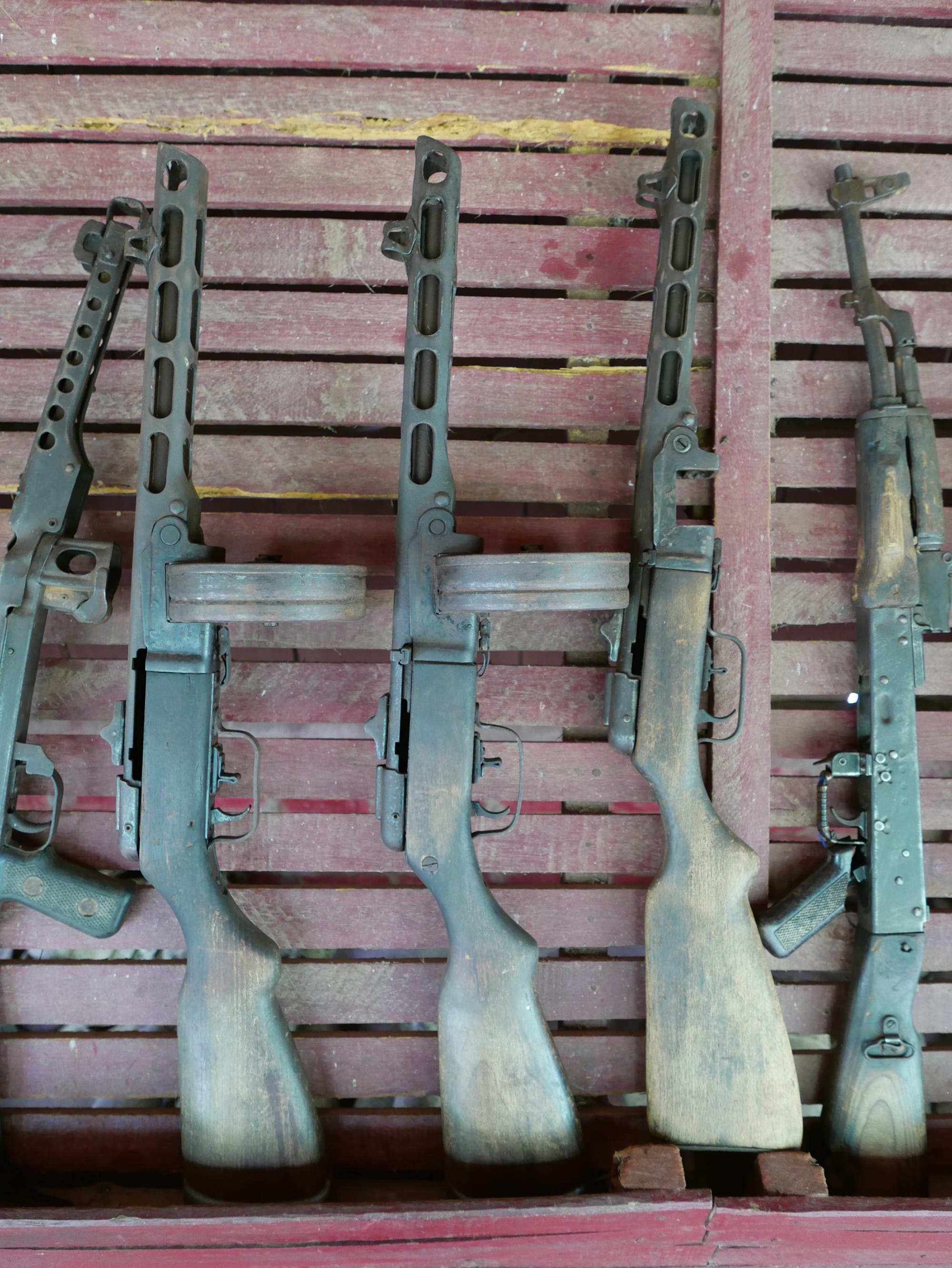 Photo by Author — deactivated weapons — War Museum, Siem Reap, Cambodia