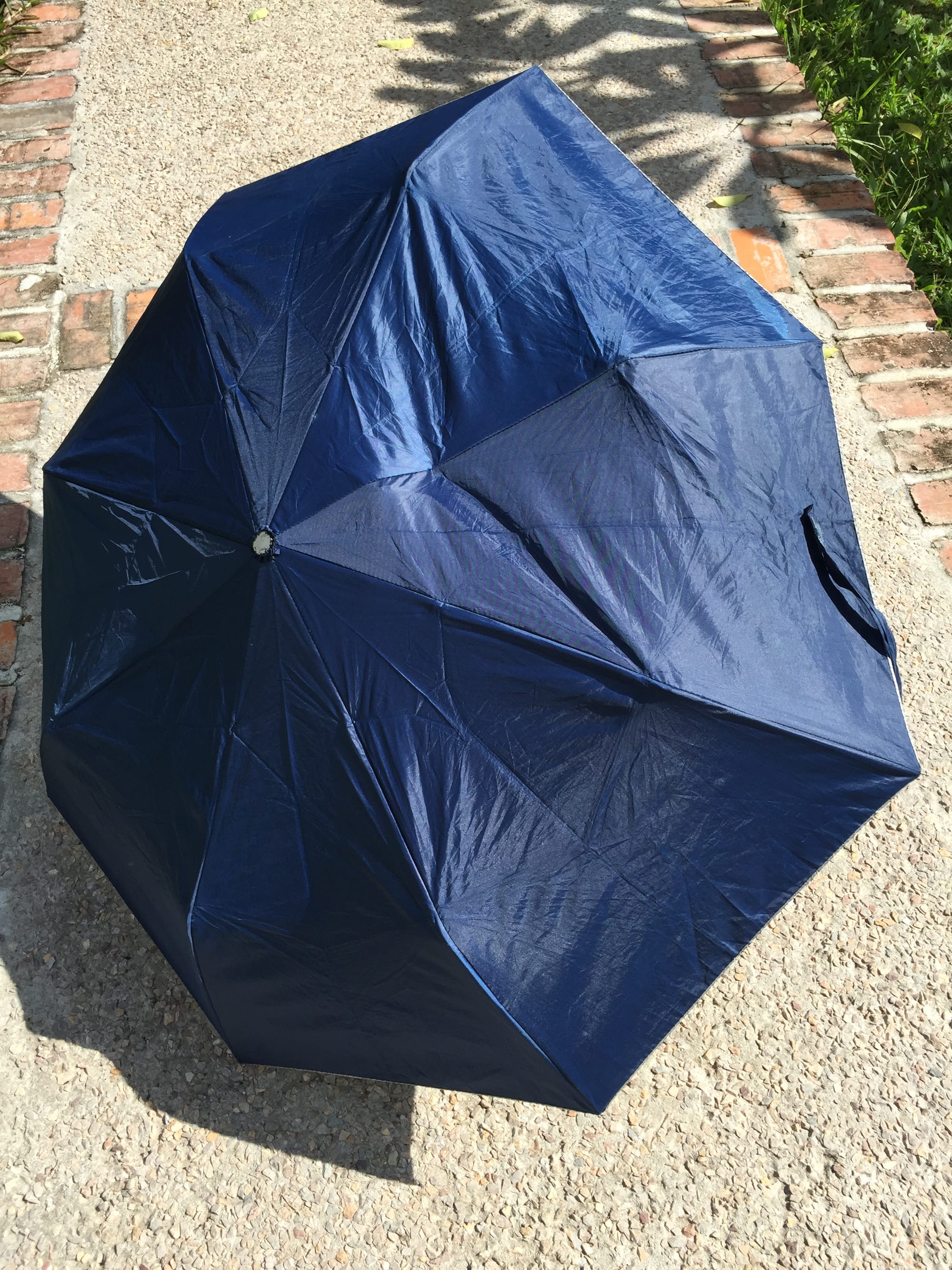 Photo by Author — my travel umbrella — open