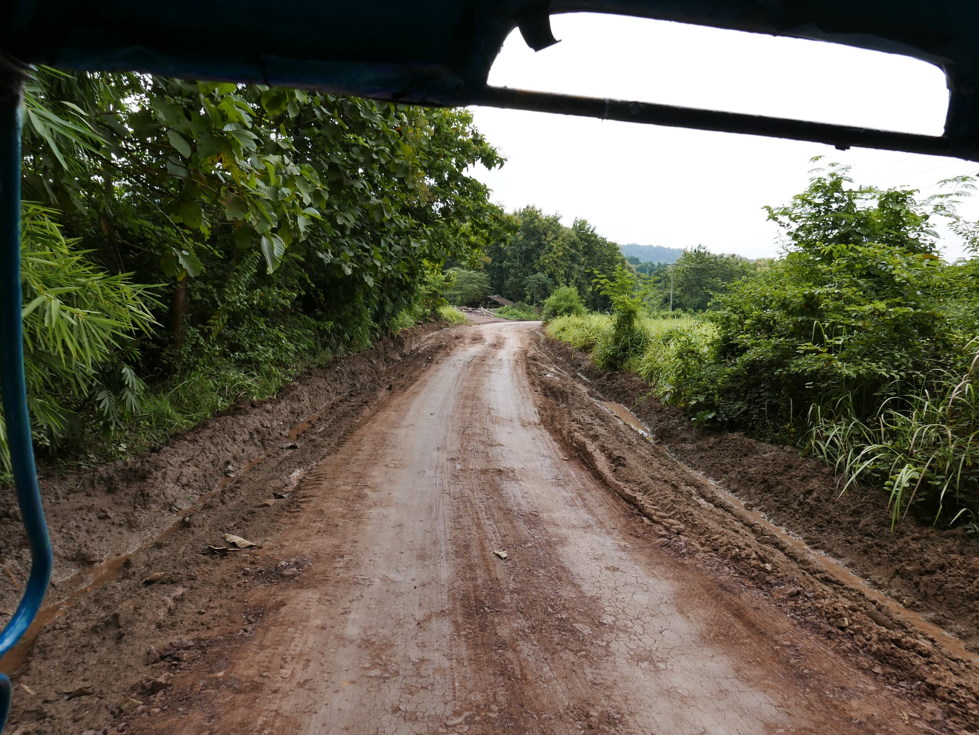 Photo by Author — a local track — Luang Prabang (ຫລວງພະບາງ/ຫຼວງພະບາງ), Laos