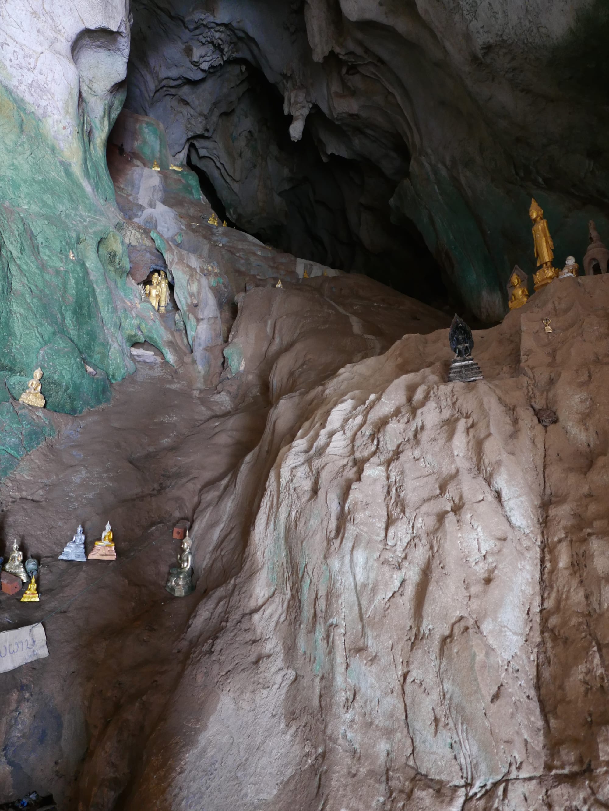 Photo by Author — entering the Tham Ting (Tam Ting)/Pak Ou (ถ้ำติ่ง) Caves, Laos