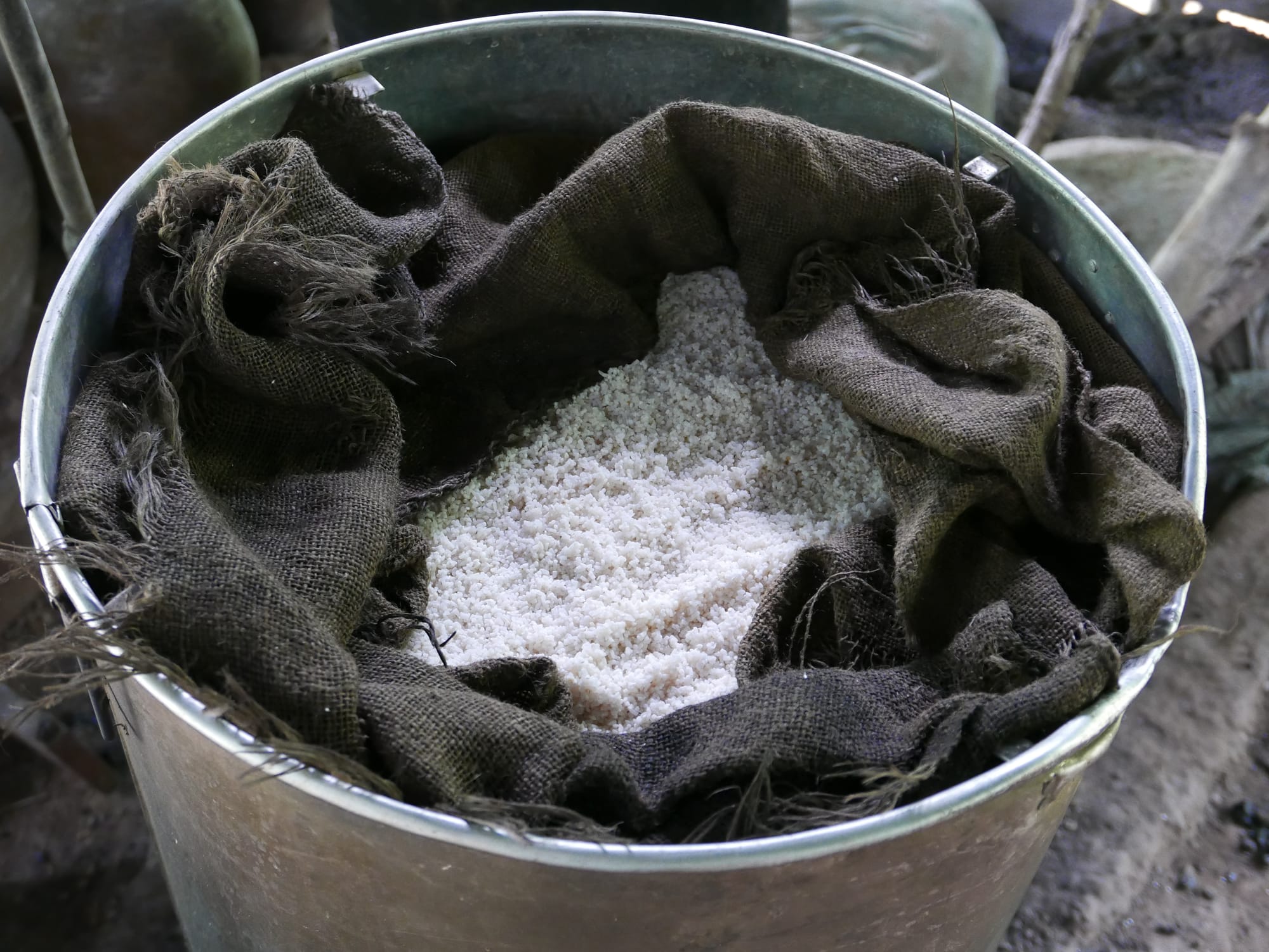 Photo by Author — top of the still — Ban Xanghai (ບ້ານຊຽງຮາຍ): Liquor & Silk Village, Luang Prabang (ຫລວງພະບາງ/ຫຼວງພະບາງ), Laos