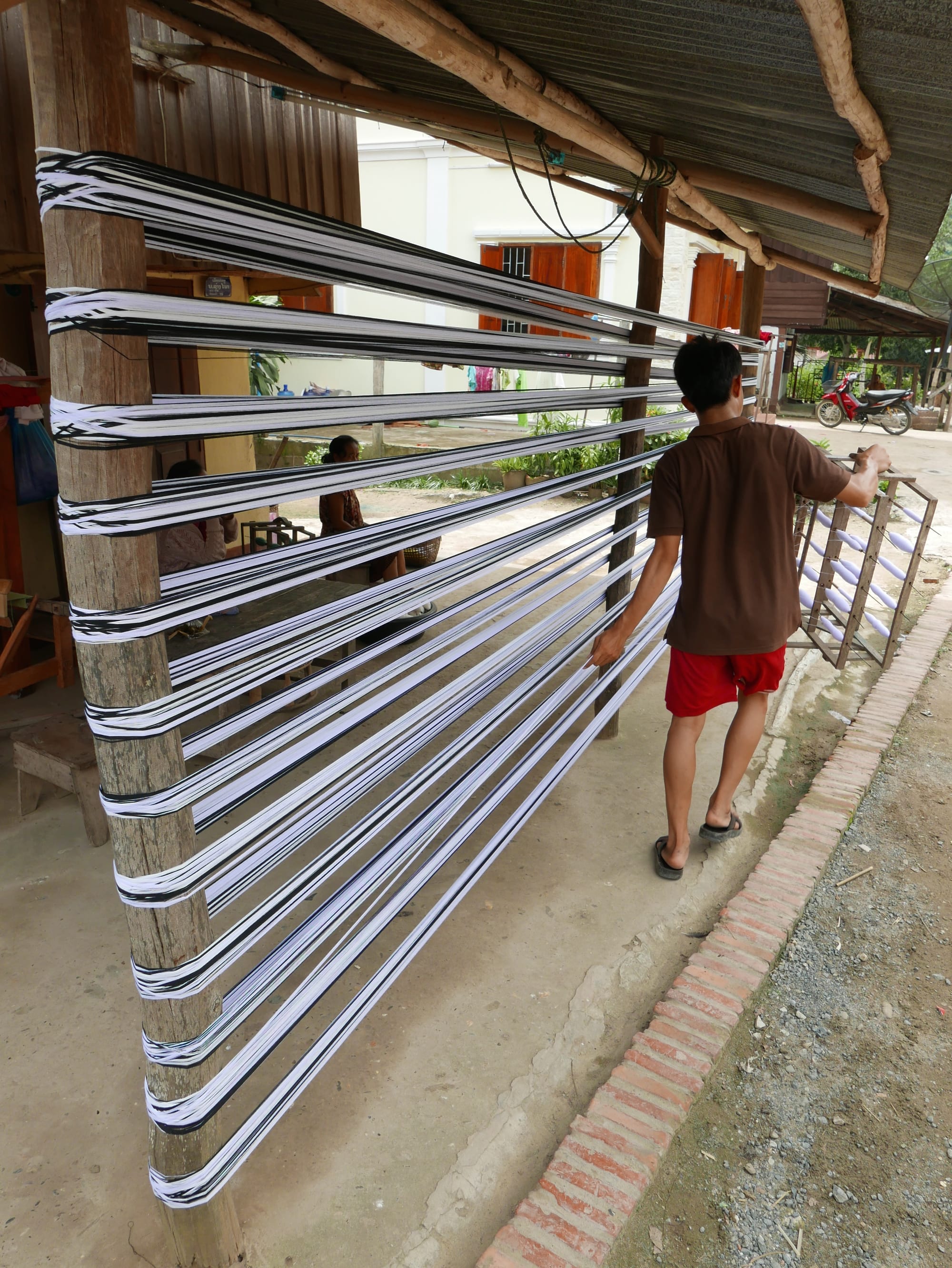 Photo by Author — Ban Xanghai (ບ້ານຊຽງຮາຍ): Liquor & Silk Village, Luang Prabang (ຫລວງພະບາງ/ຫຼວງພະບາງ), Laos