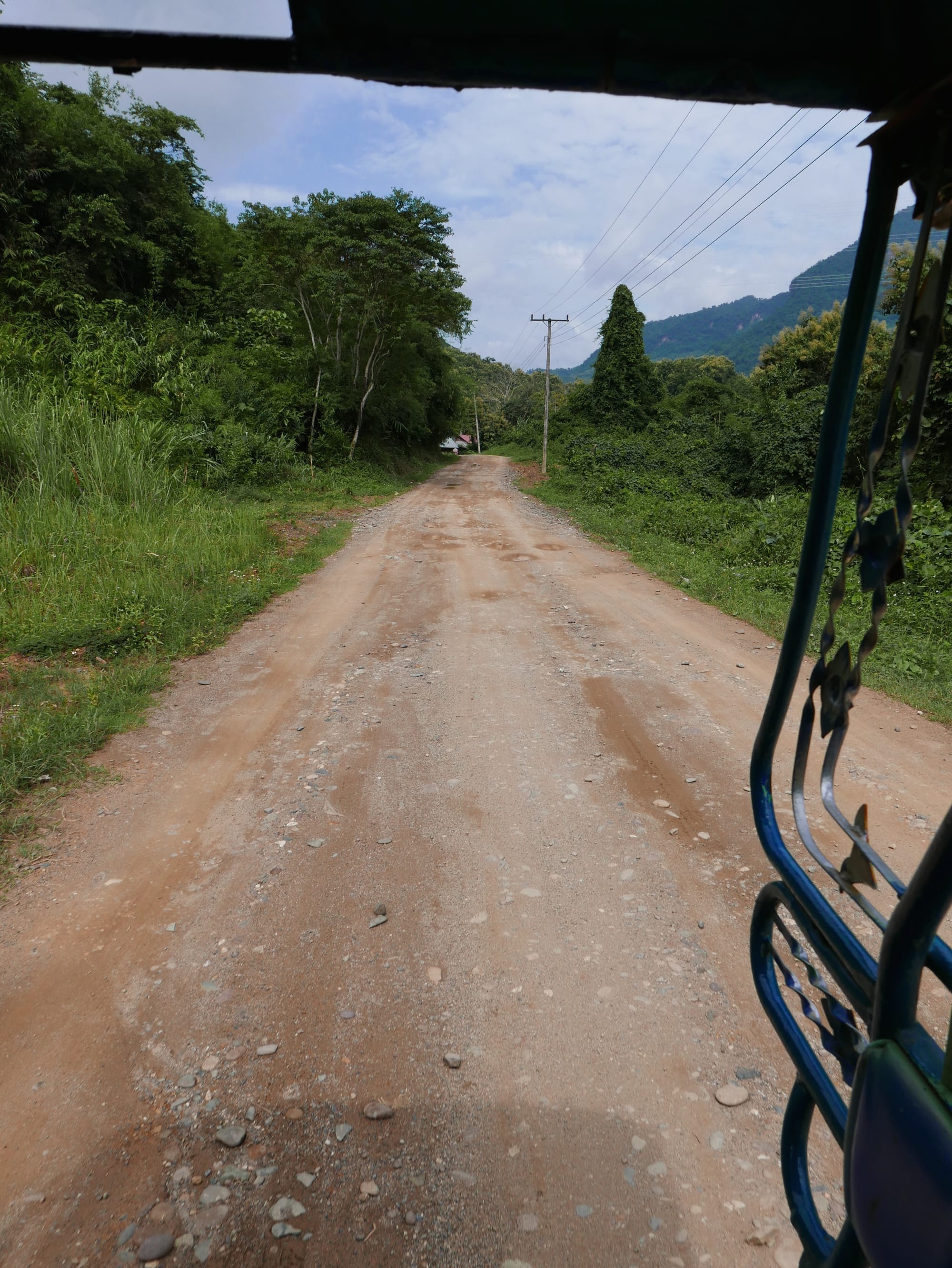 Photo by Author — my view from the back — Tad Sae Waterfalls (ຕາດແສ້), Luang Prabang (ຫລວງພະບາງ/ຫຼວງພະບາງ), Laos