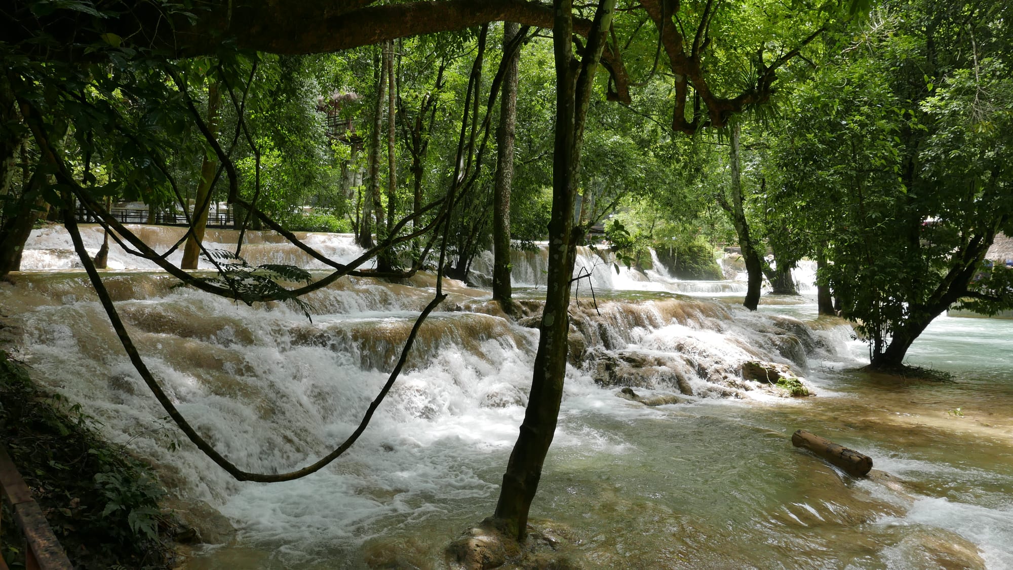 Photo by Author — hiking to the top — Tad Sae Waterfalls (ຕາດແສ້), Luang Prabang (ຫລວງພະບາງ/ຫຼວງພະບາງ), Laos