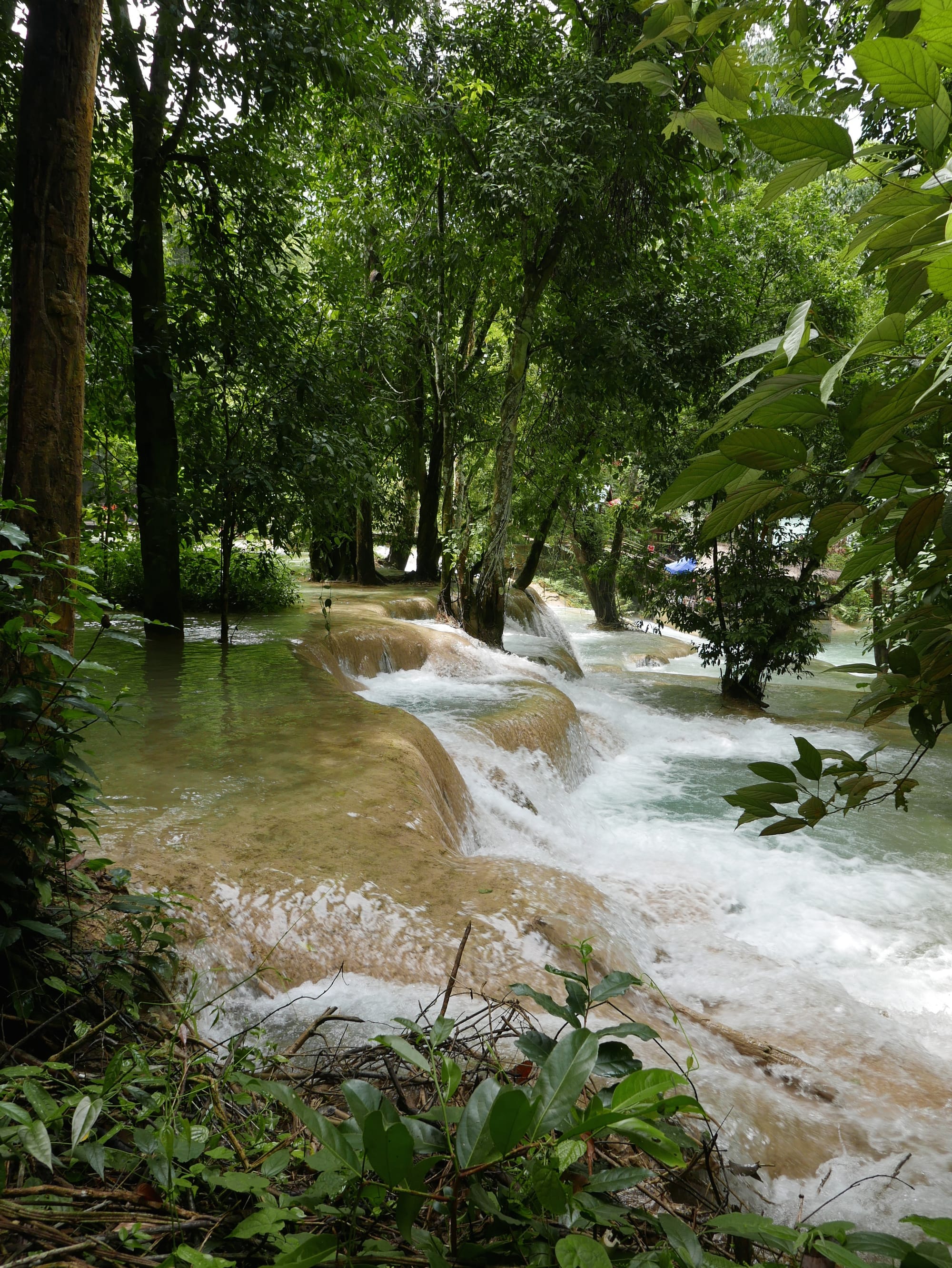 Photo by Author — hiking to the top — Tad Sae Waterfalls (ຕາດແສ້), Luang Prabang (ຫລວງພະບາງ/ຫຼວງພະບາງ), Laos