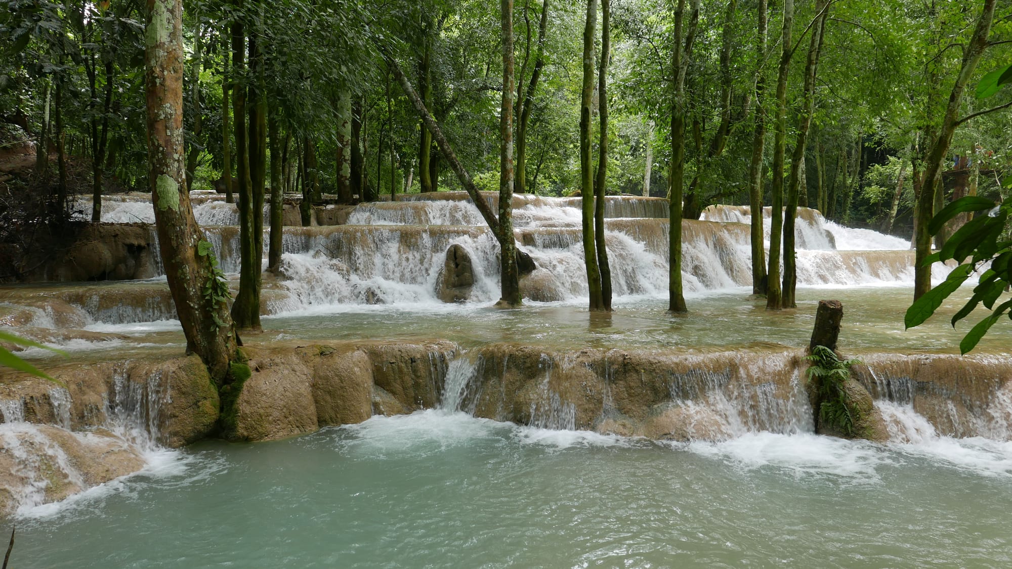 Photo by Author — hiking to the top — Tad Sae Waterfalls (ຕາດແສ້), Luang Prabang (ຫລວງພະບາງ/ຫຼວງພະບາງ), Laos