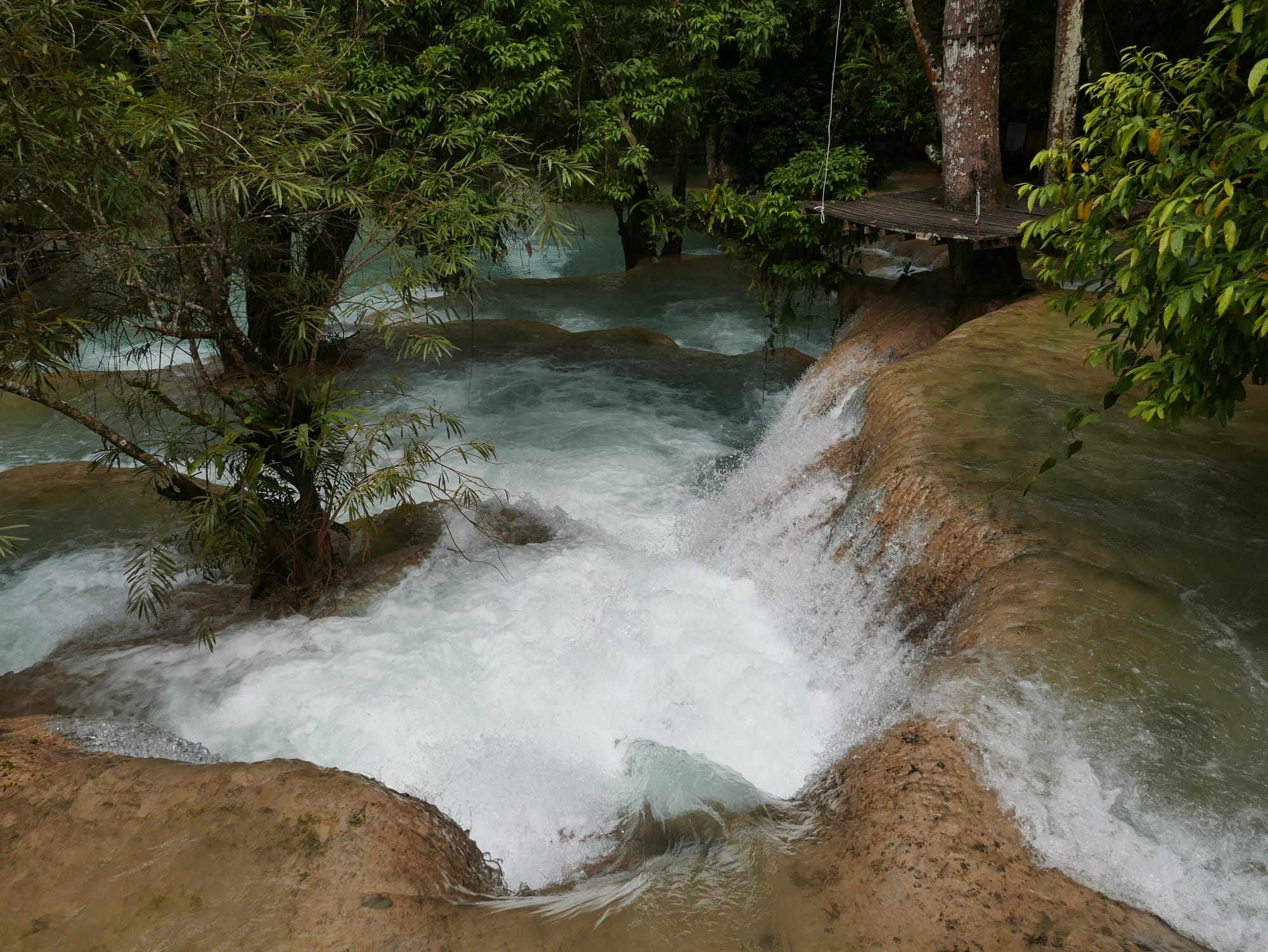 Photo by Author — hiking to the top — Tad Sae Waterfalls (ຕາດແສ້), Luang Prabang (ຫລວງພະບາງ/ຫຼວງພະບາງ), Laos