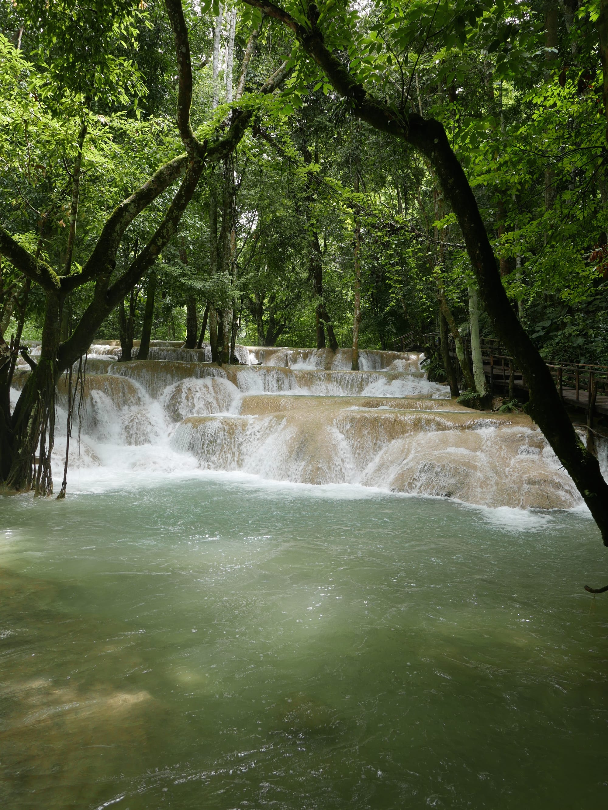 Photo by Author — hiking to the top — Tad Sae Waterfalls (ຕາດແສ້), Luang Prabang (ຫລວງພະບາງ/ຫຼວງພະບາງ), Laos