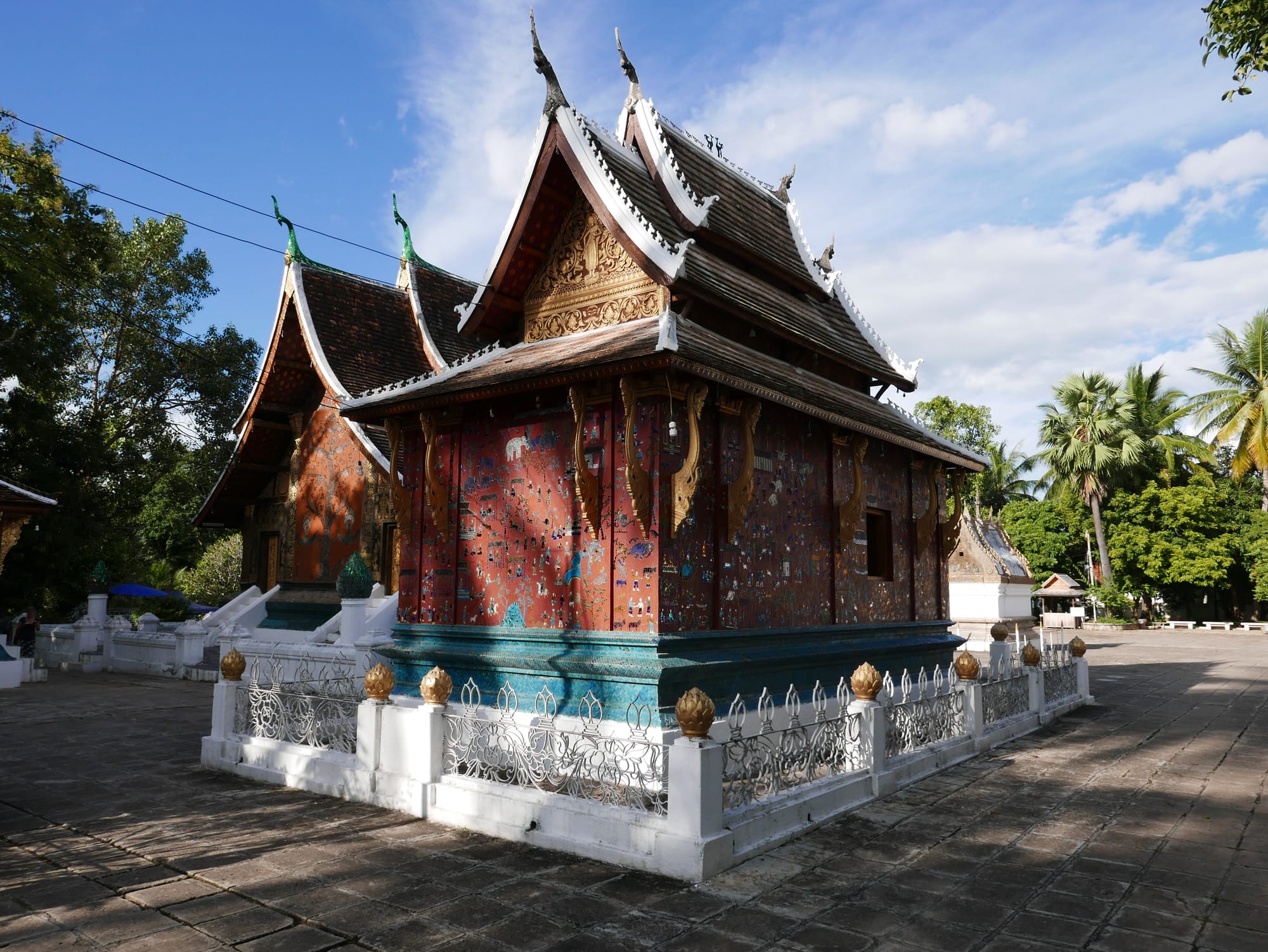 Photo by Author — The Red Chapel — Wat Xieng Thong (ວັດຊຽງທອງ), Luang Prabang (ຫລວງພະບາງ/ຫຼວງພະບາງ), Laos