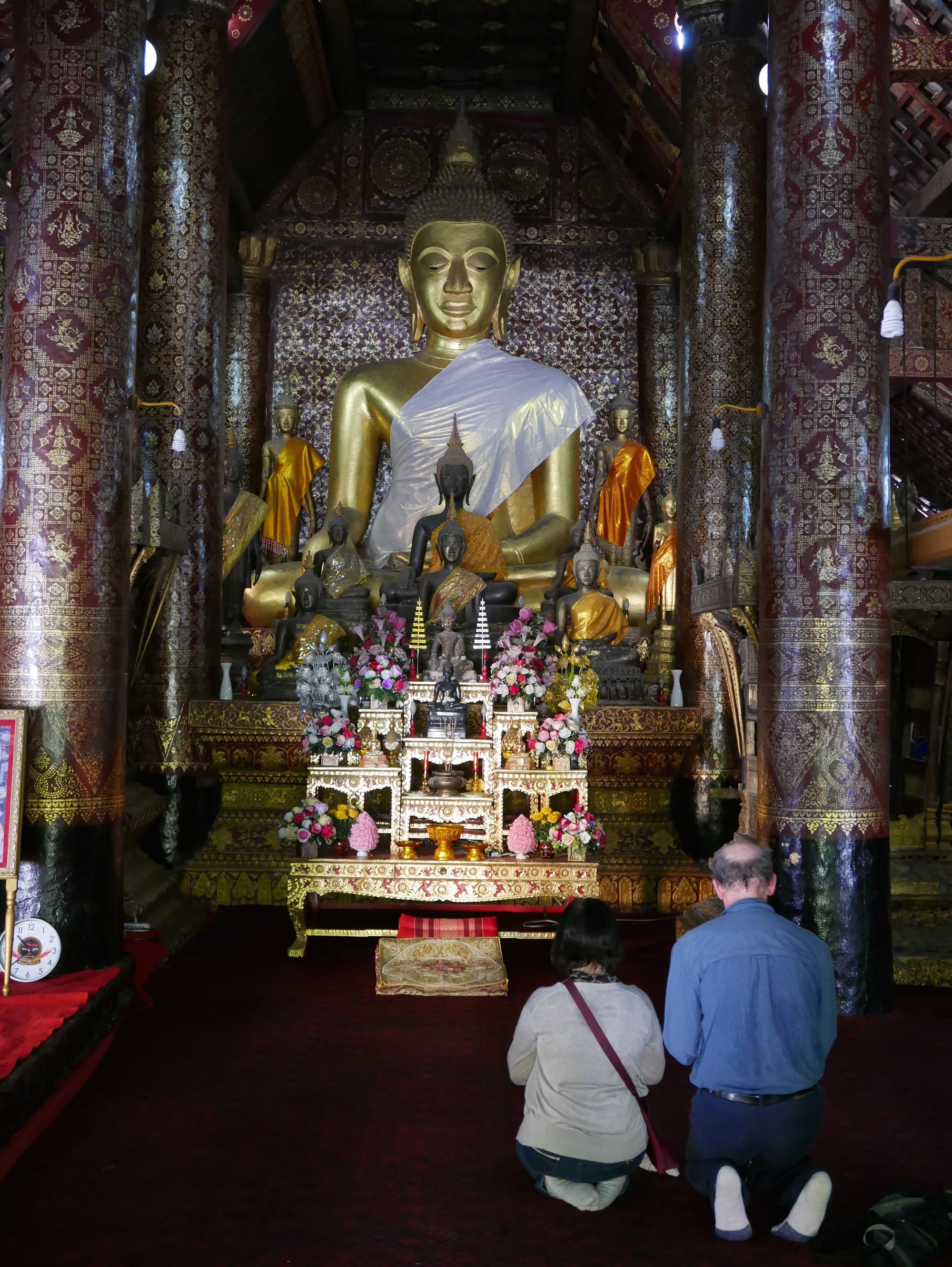 Photo by Author — Buddha Shrine — Wat Xieng Thong (ວັດຊຽງທອງ), Luang Prabang (ຫລວງພະບາງ/ຫຼວງພະບາງ), Laos