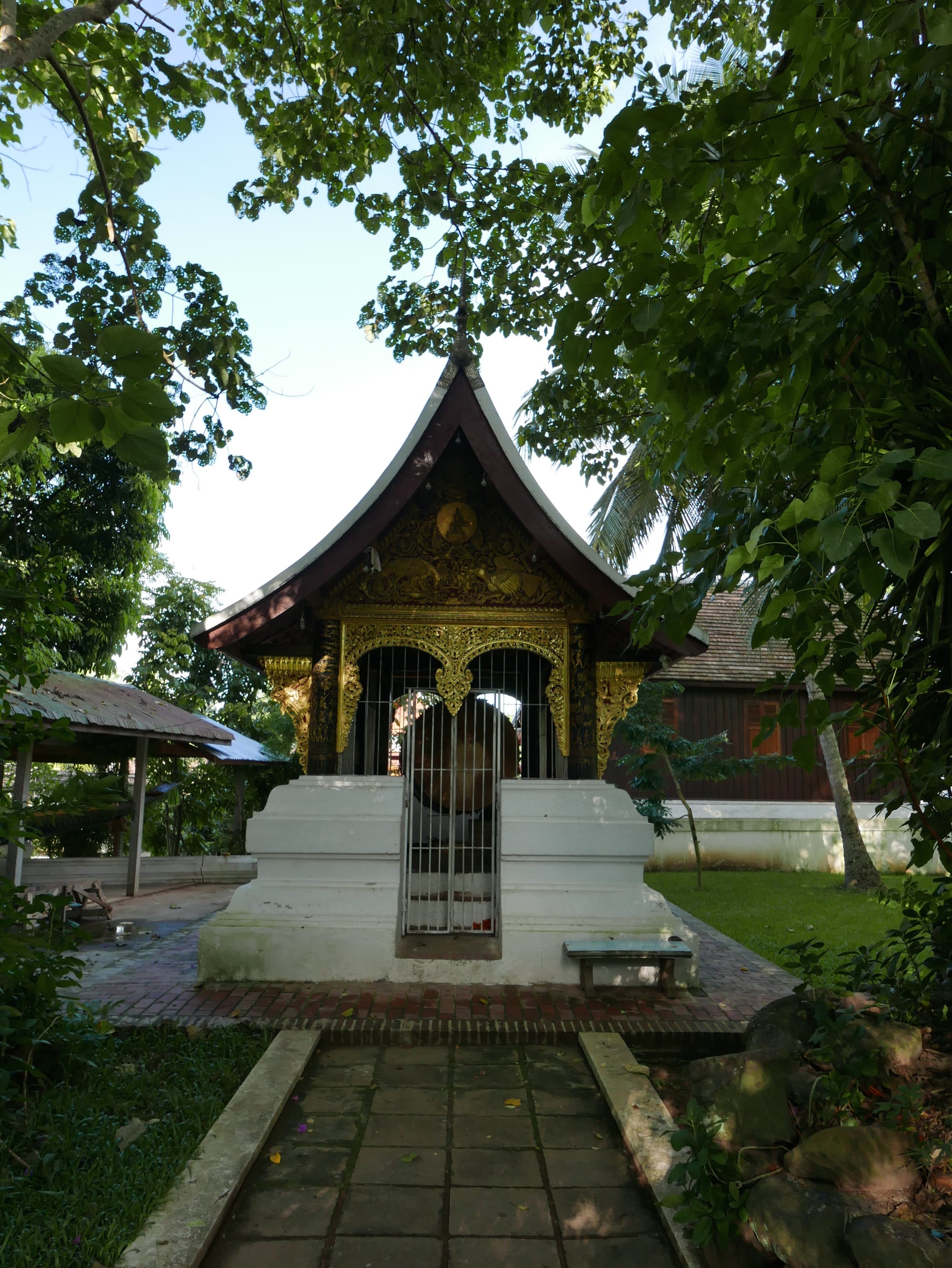 Photo by Author — the drum hall — Wat Xieng Thong (ວັດຊຽງທອງ), Luang Prabang (ຫລວງພະບາງ/ຫຼວງພະບາງ), Laos