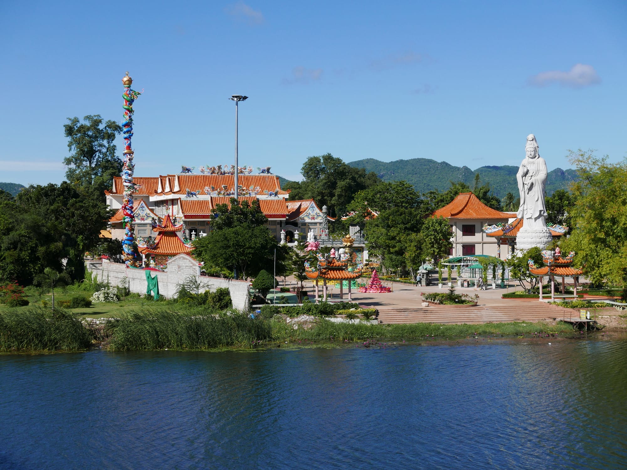 Photo by Author — nearby temple — The Bridge on the River Kwai (สะพานข้ามแม่น้ำแคว), Thailand 