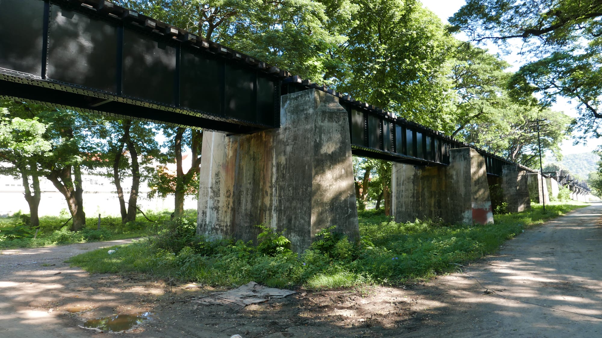 Photo by Author — the replacement approach ramp — The Bridge on the River Kwai (สะพานข้ามแม่น้ำแคว), Thailand 