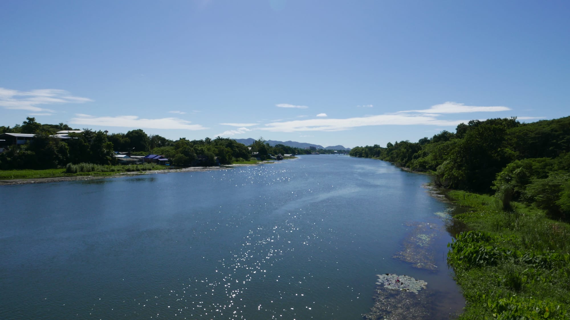 Photo by Author — the River Khwae Yai (Mae Klong River) from The Bridge on the River Kwai (สะพานข้ามแม่น้ำแคว), Thailand 