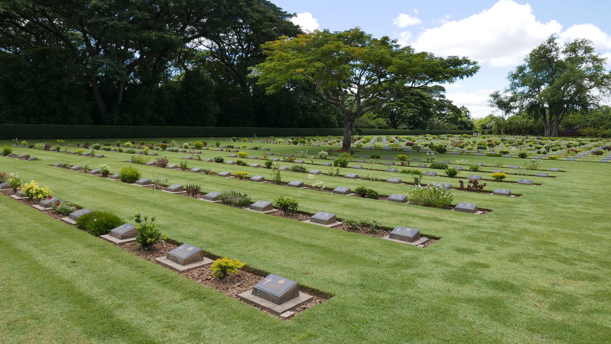 Photo by Author — Chungkai War Cemetery, National Hwy No 3228, Mueang Kanchanaburi, Changwat Kanchanaburi 71000, Thailand