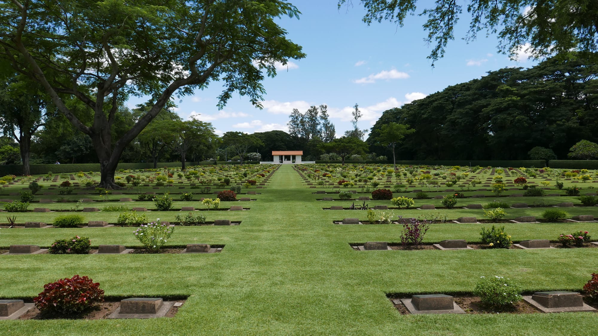 Photo by Author — Chungkai War Cemetery, National Hwy No 3228, Mueang Kanchanaburi, Changwat Kanchanaburi 71000, Thailand