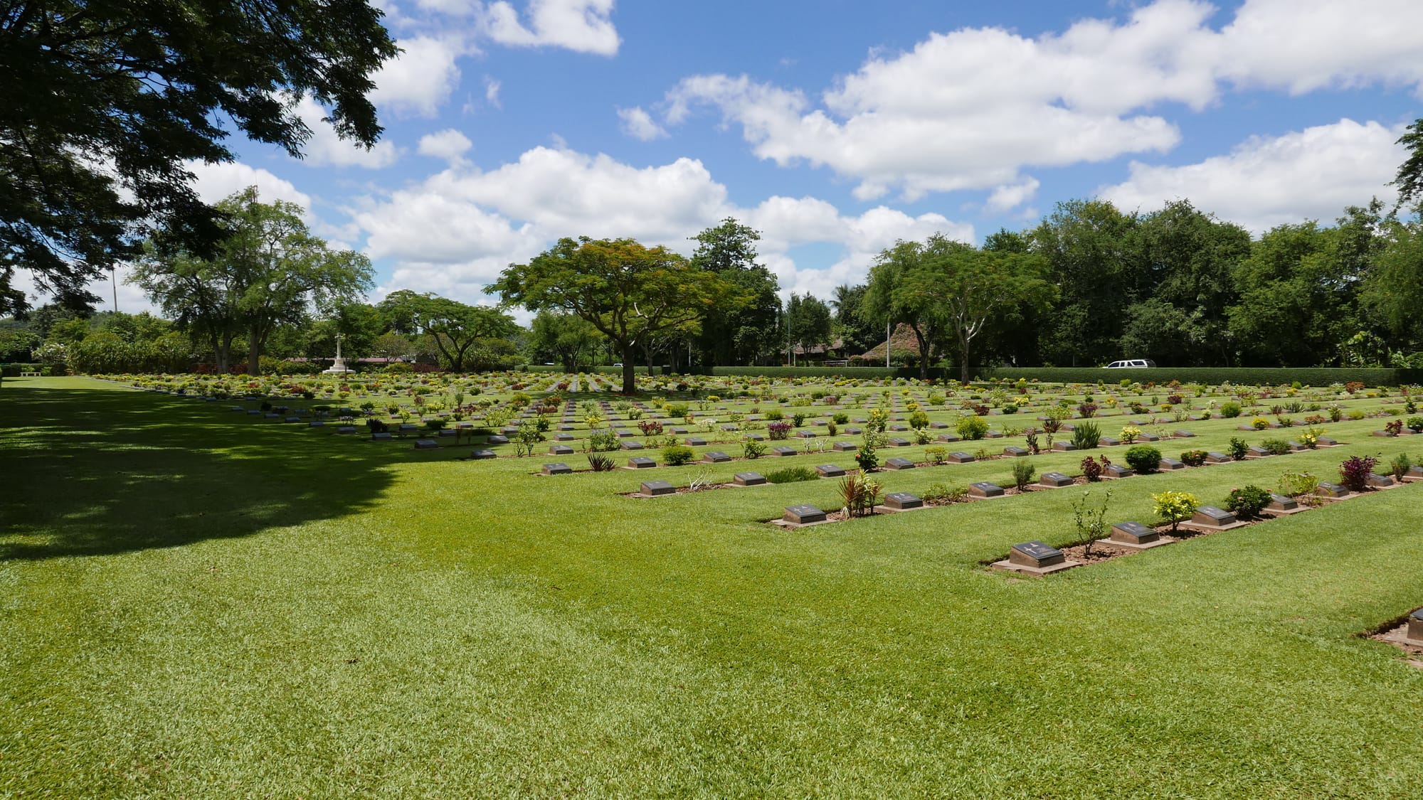 Photo by Author — Chungkai War Cemetery, National Hwy No 3228, Mueang Kanchanaburi, Changwat Kanchanaburi 71000, Thailand