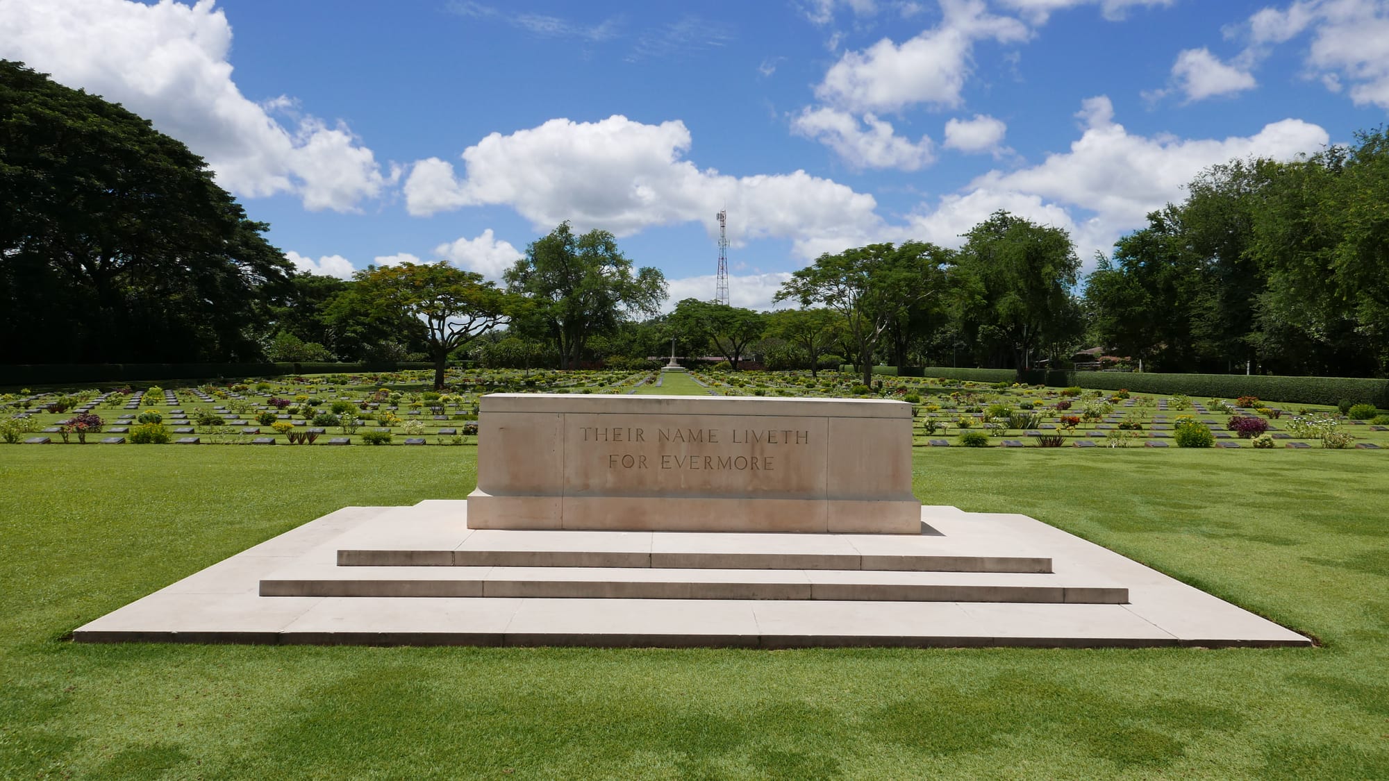 Photo by Author — Chungkai War Cemetery, National Hwy No 3228, Mueang Kanchanaburi, Changwat Kanchanaburi 71000, Thailand