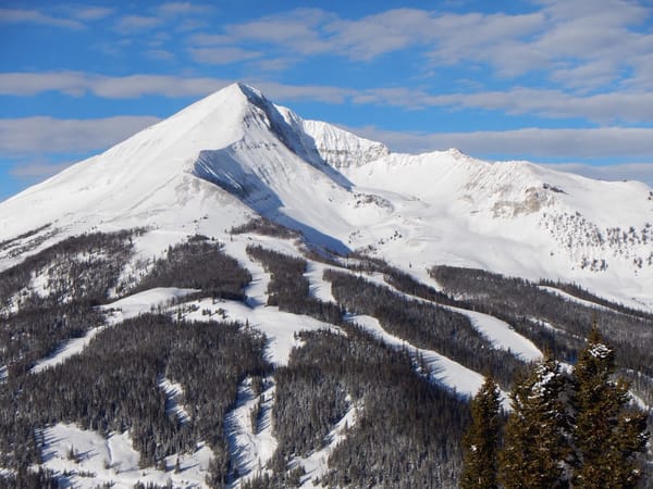 Skiing Big Sky, Montana - the mountain
