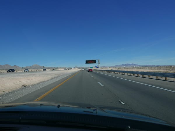 On the road again - driving from Las Vegas to Park City