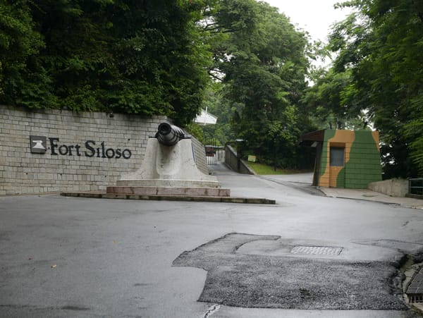 Entrance to Fort Siloso, Sentosa (Pulau Blakang Mati), Singapore