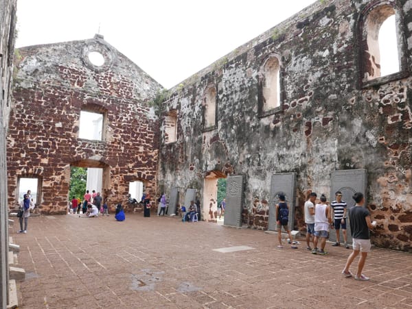 Inside St Paul’s Church, Malacca, Malaysia