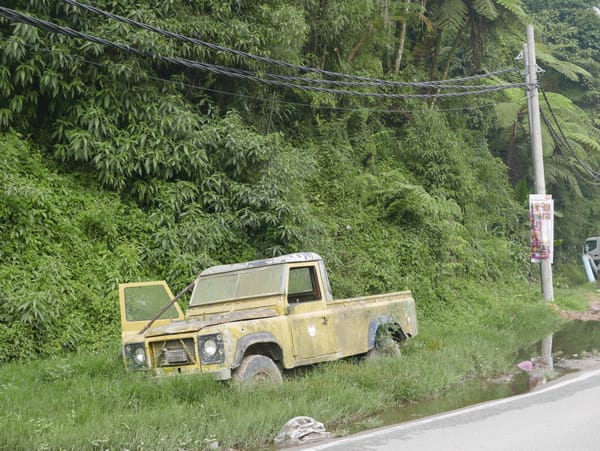 Land Rovers in the Cameron Highlands, Malaysia