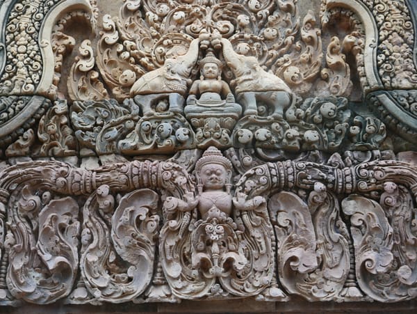 Banteay Srei Temple (ប្រាសាទបន្ទាយស្រី), Angkor Archaeological Park, Angkor, Cambodia