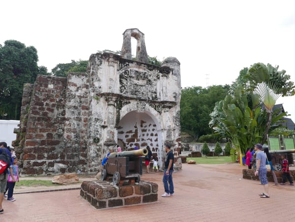 Porta De Santiago (A Famosa Fortress), Malacca, Malaysia - The old fort of Malacca